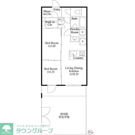 ラ・ミアカーサ東中野の物件間取画像